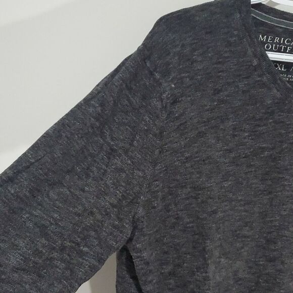 AMERICAN Eagle dark grey XXL long sleeve sweater - Picture 3 of 6